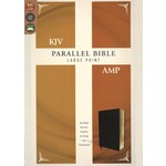 KJV AMP PARALLEL BIBLE LG PRINT BLK LEATHER