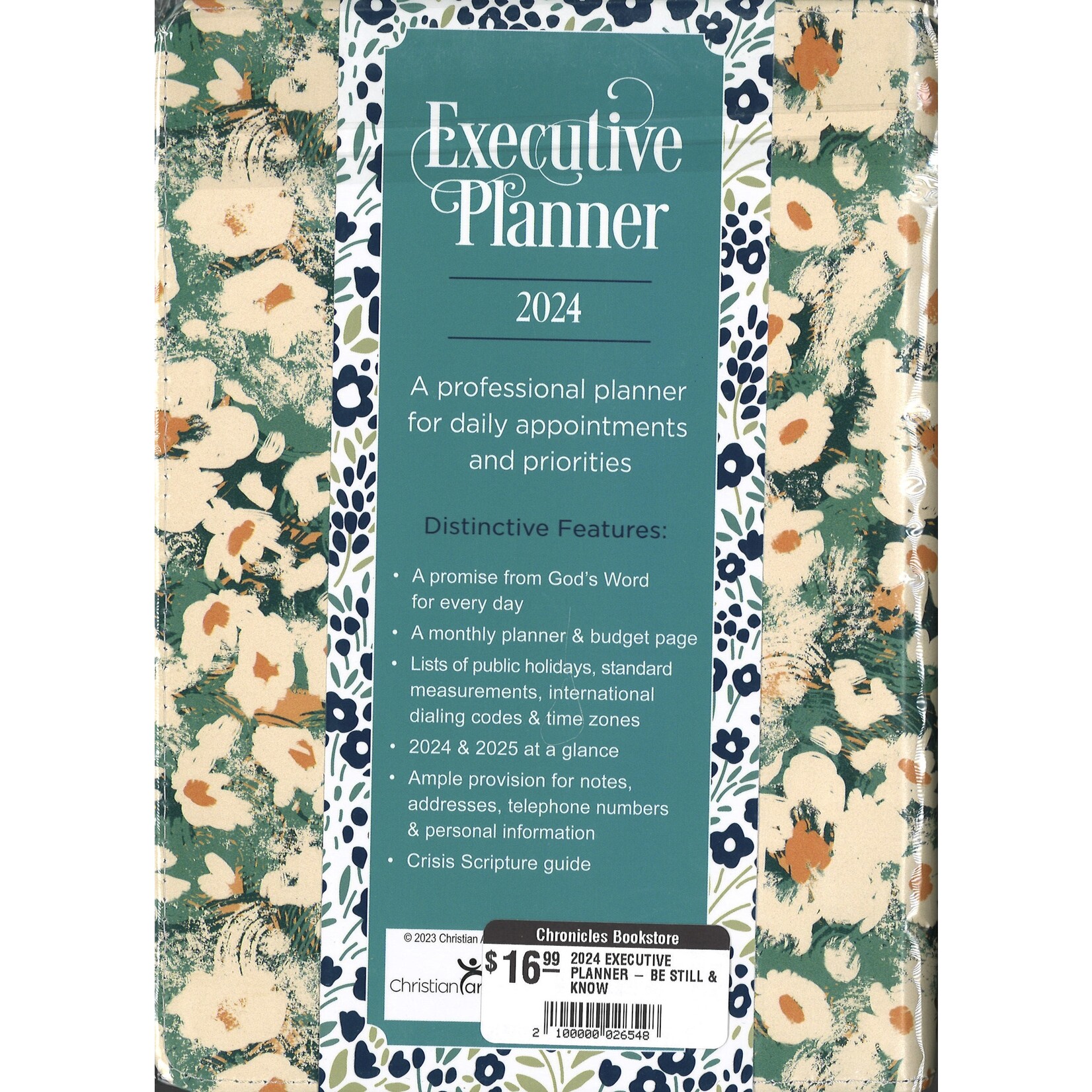 2024 EXECUTIVE PLANNER - BE STILL & KNOW