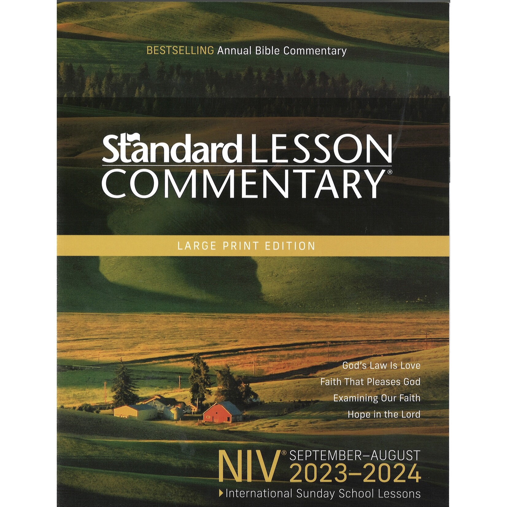 NIV 2023-2024 STANDARD LESSON COMMENTARY LG PRINT