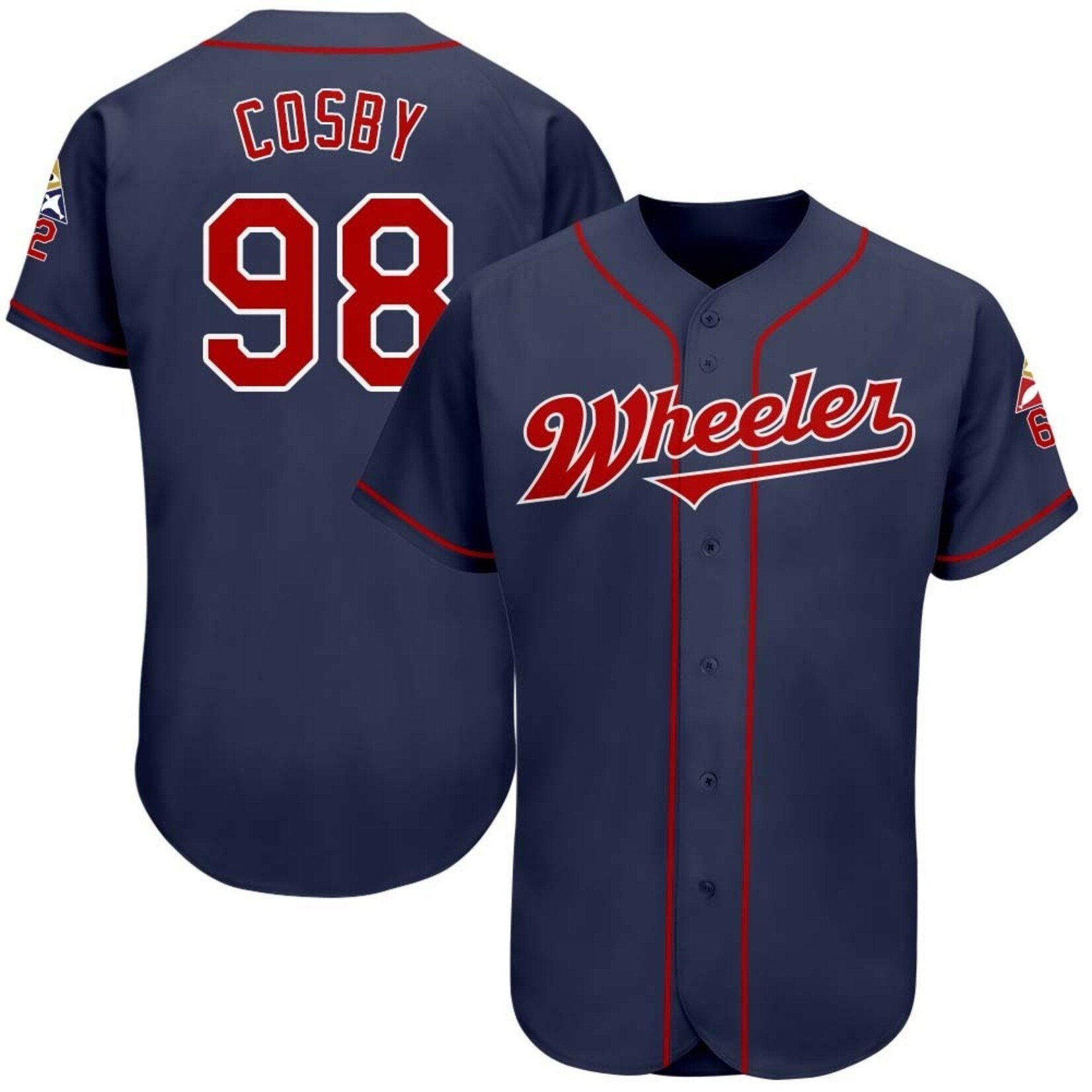 CUSTOM WHEELER BASEBALL JERSEY