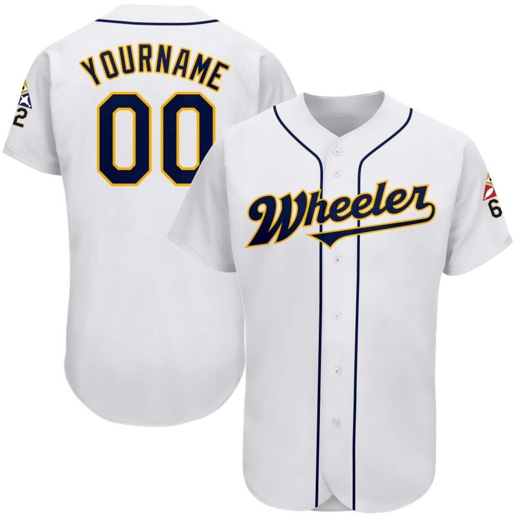 CUSTOM WHEELER BASEBALL JERSEY