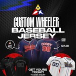 CUSTOM WHEELER BASEBALL JERSEY