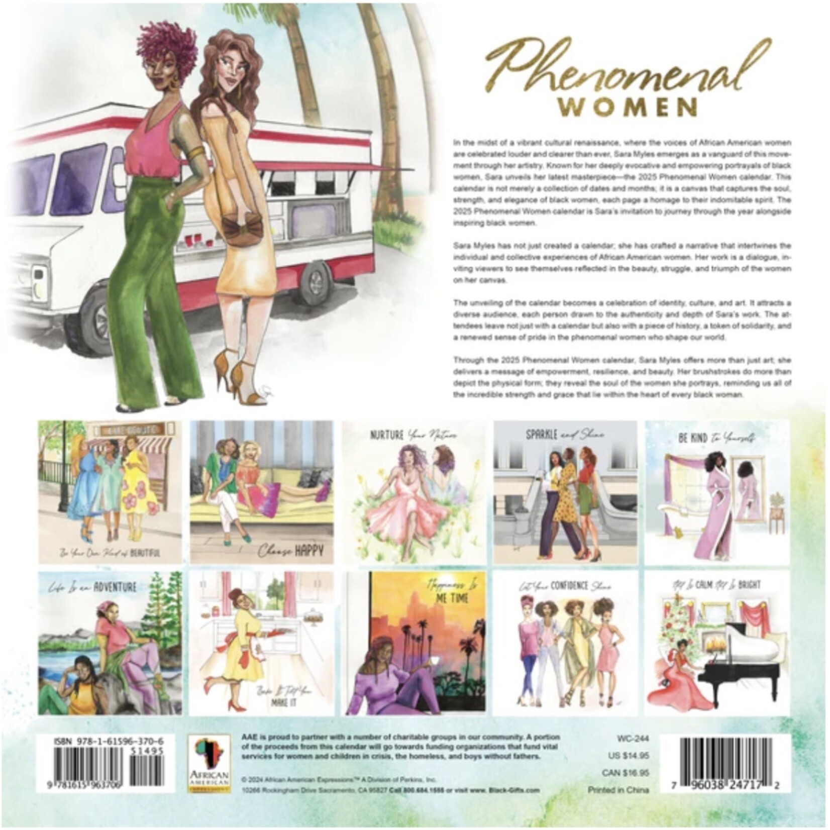 2025 PHENOMENAL WOMEN WALL CALENDAR