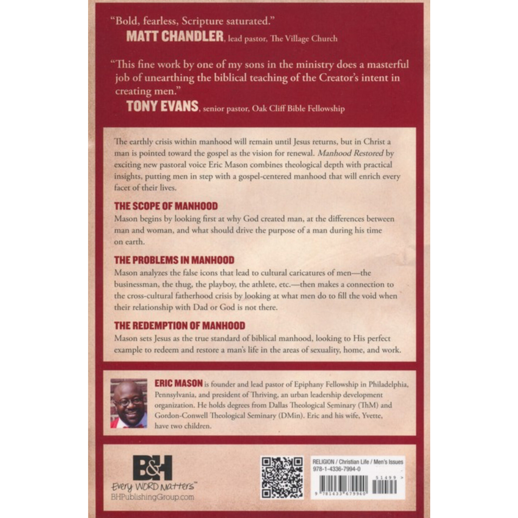 MANHOOD RESTORED: HOW THE GOSPEL MAKES MEN WHOLE