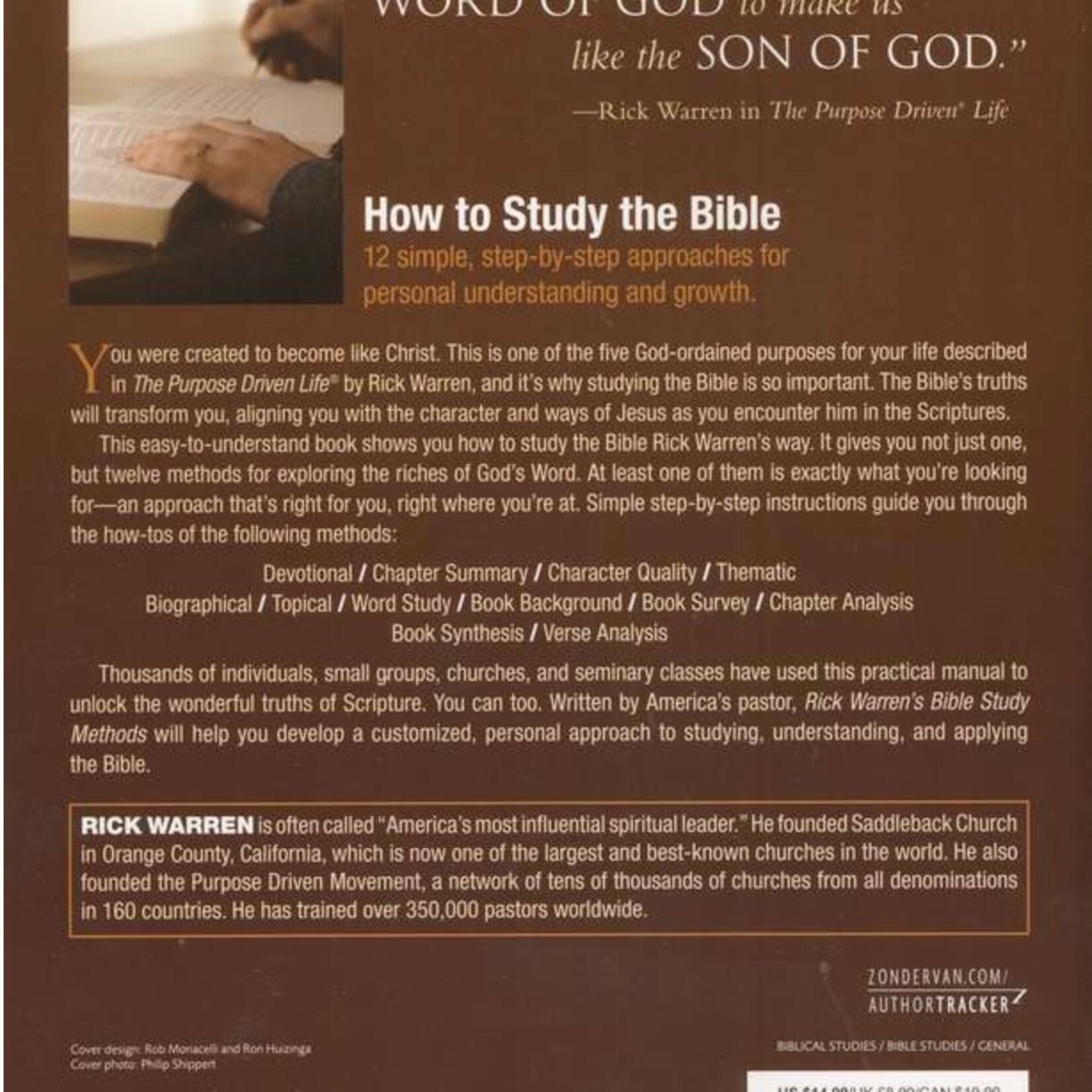 RICK WARREN’S BIBLE STUDY METHODS