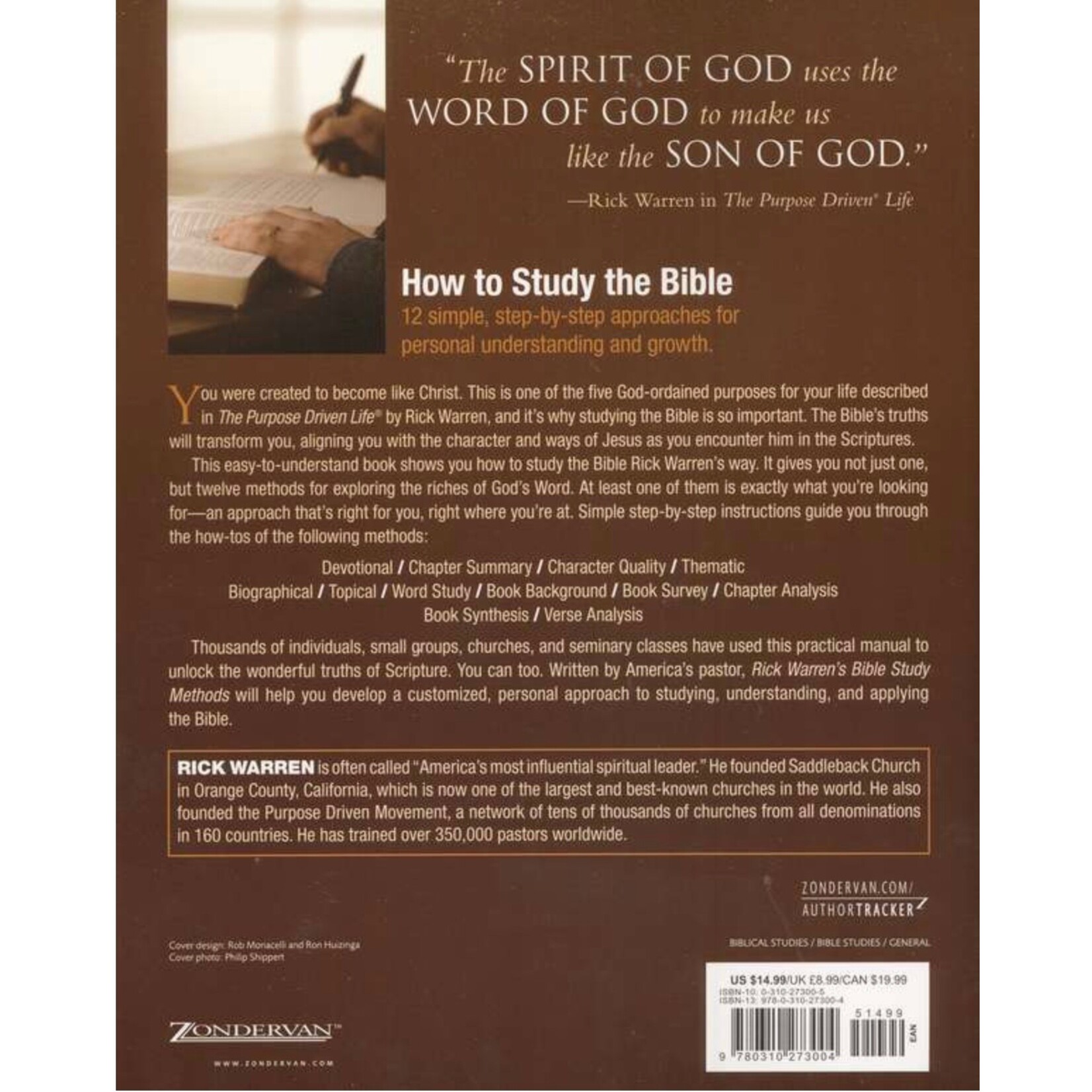 RICK WARREN’S BIBLE STUDY METHODS