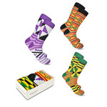 AFRICAN KENTE CLOTH SOCKS BUNDLE 2