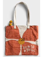 GIVE ME LIFE COTTON TOTE