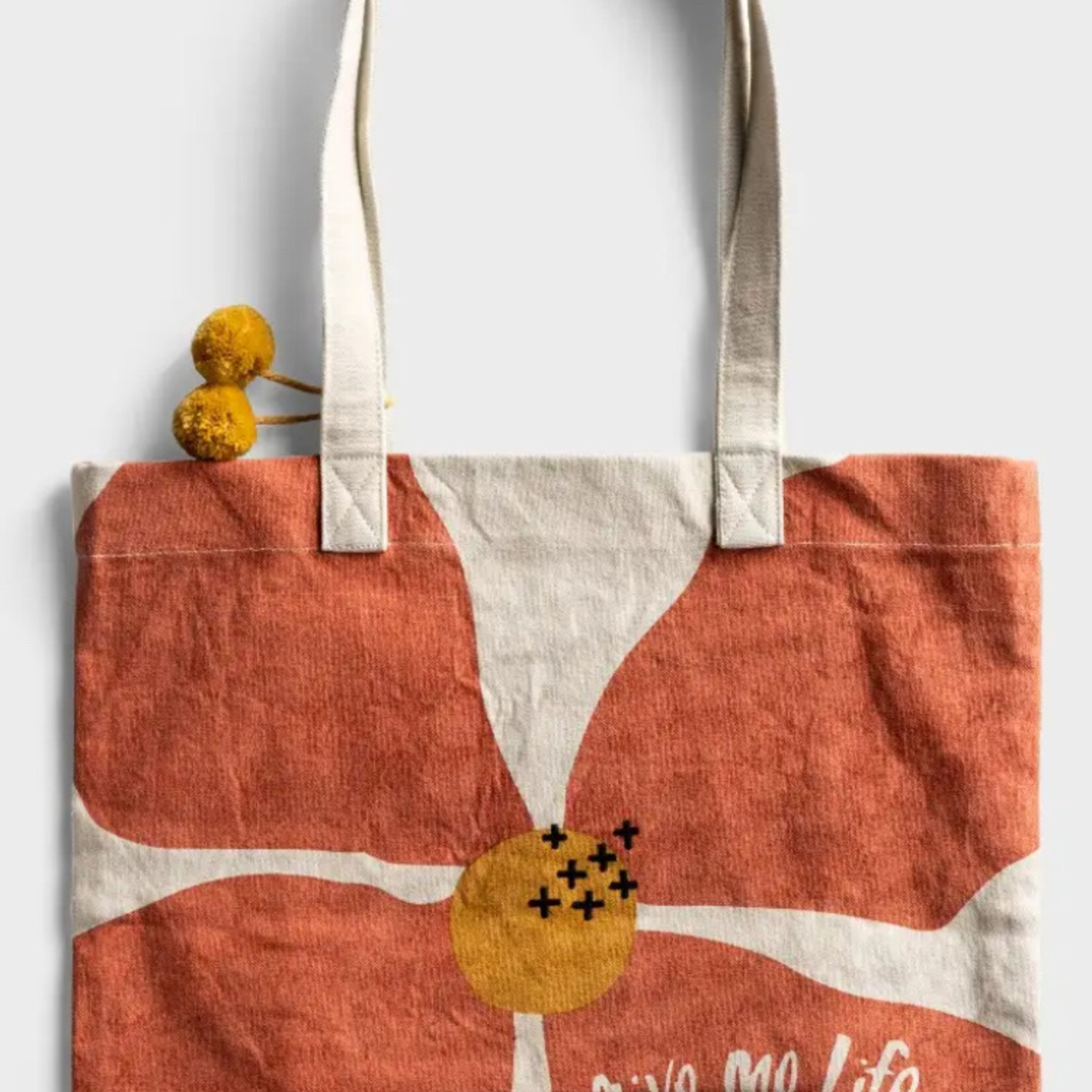 GIVE ME LIFE COTTON TOTE