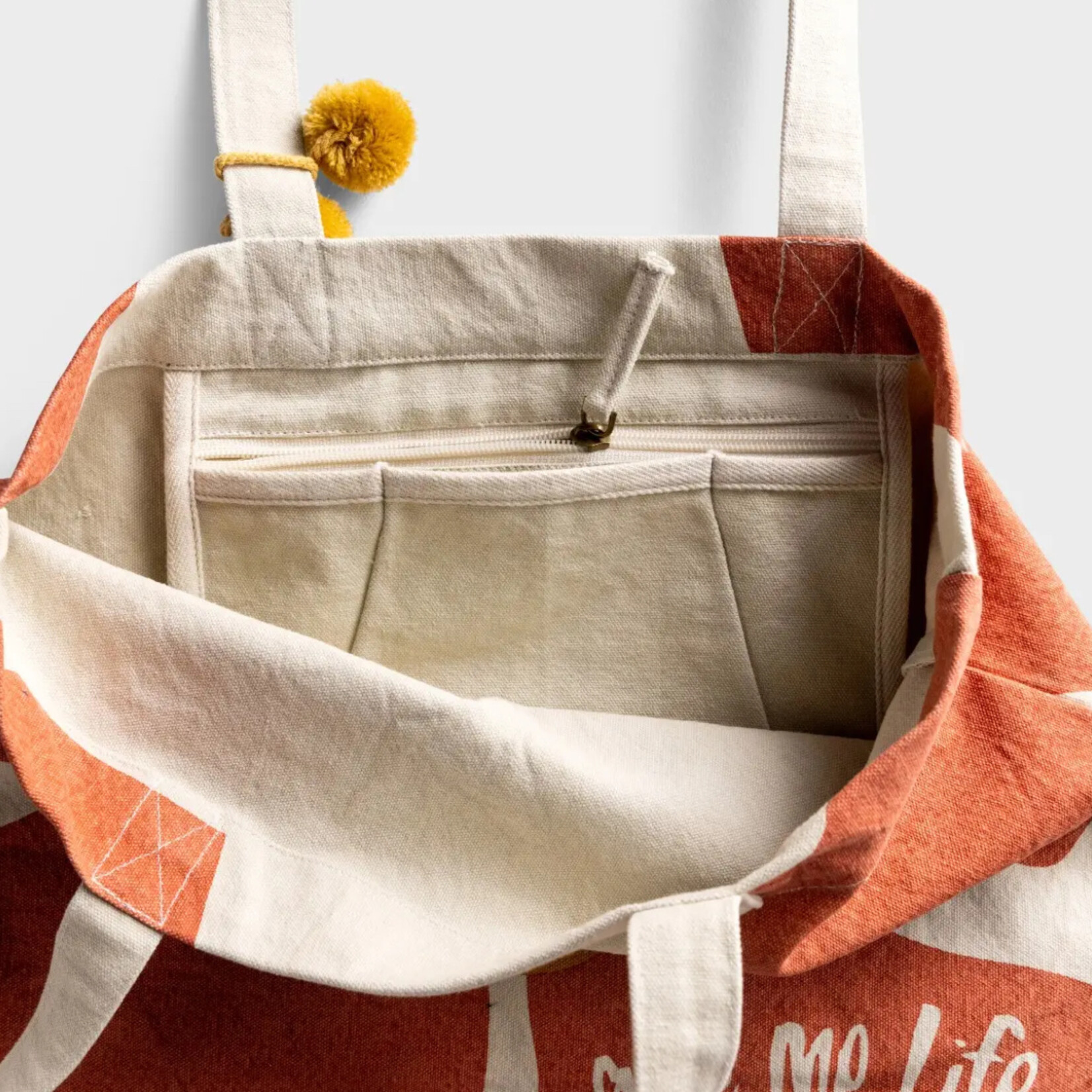 GIVE ME LIFE COTTON TOTE