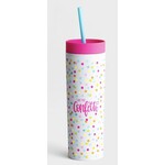 CONFETTI STRAW TUMBLER
