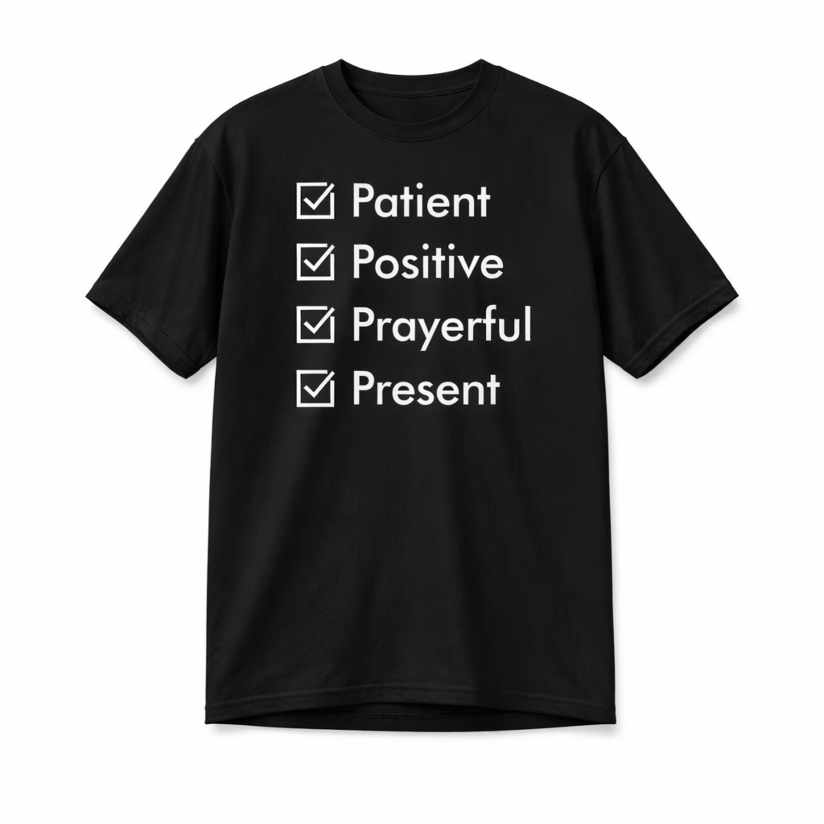 4P BLACK/WHITE T-SHIRT