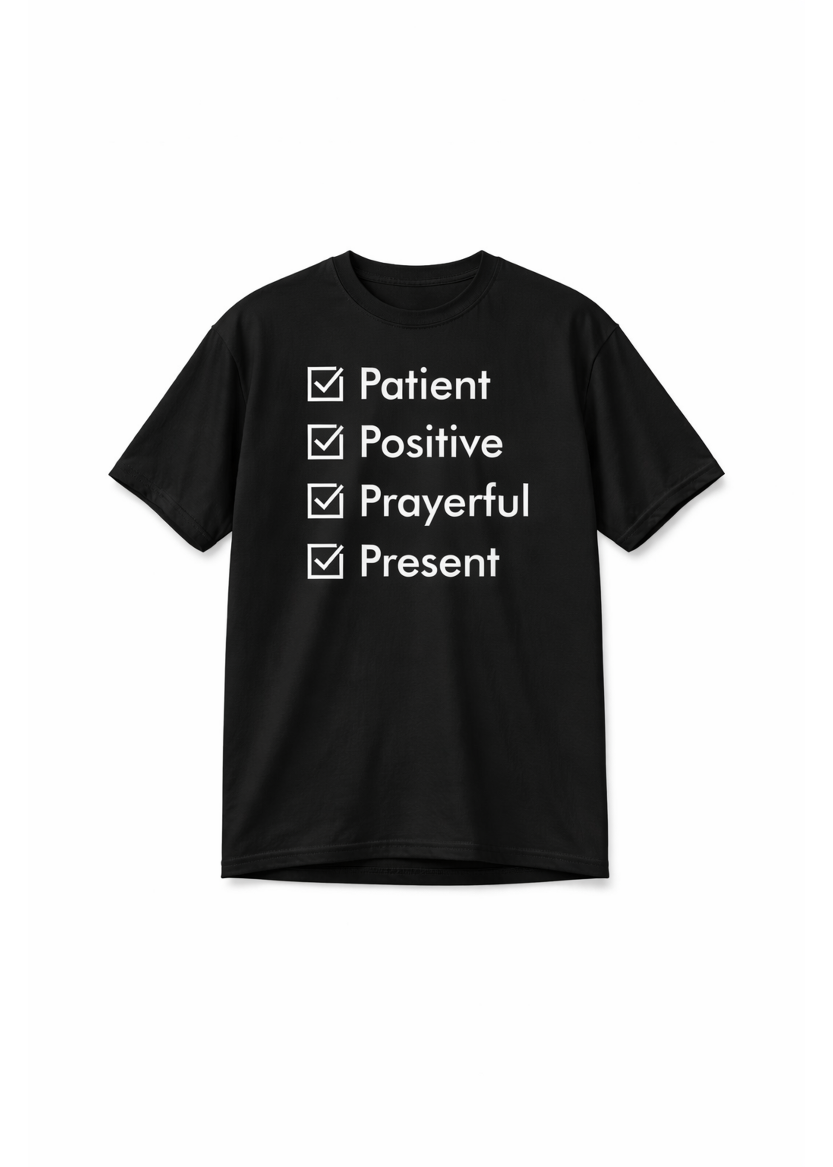 4P BLACK/WHITE T-SHIRT