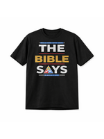 THE BIBLE SAYS (BLACK)