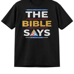 THE BIBLE SAYS (BLACK)