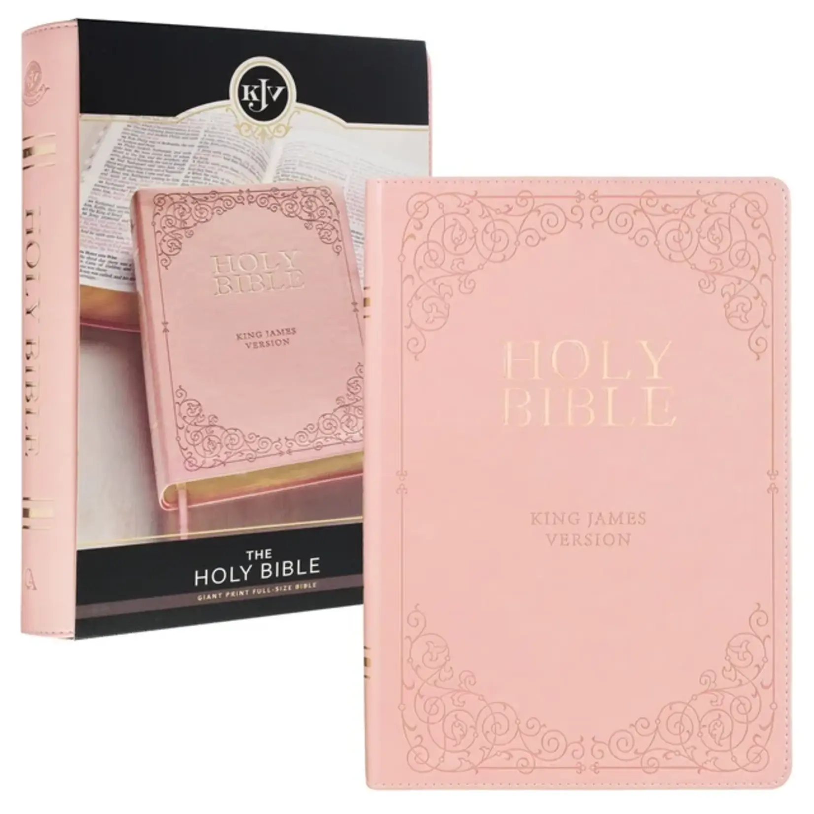 KJV BIBLE, LARGE PRINT - PINK