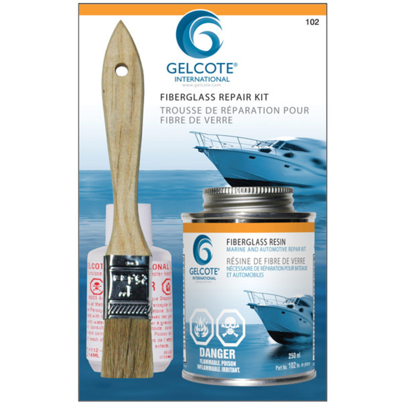 Gelcote International Fiberglass Repair Kit