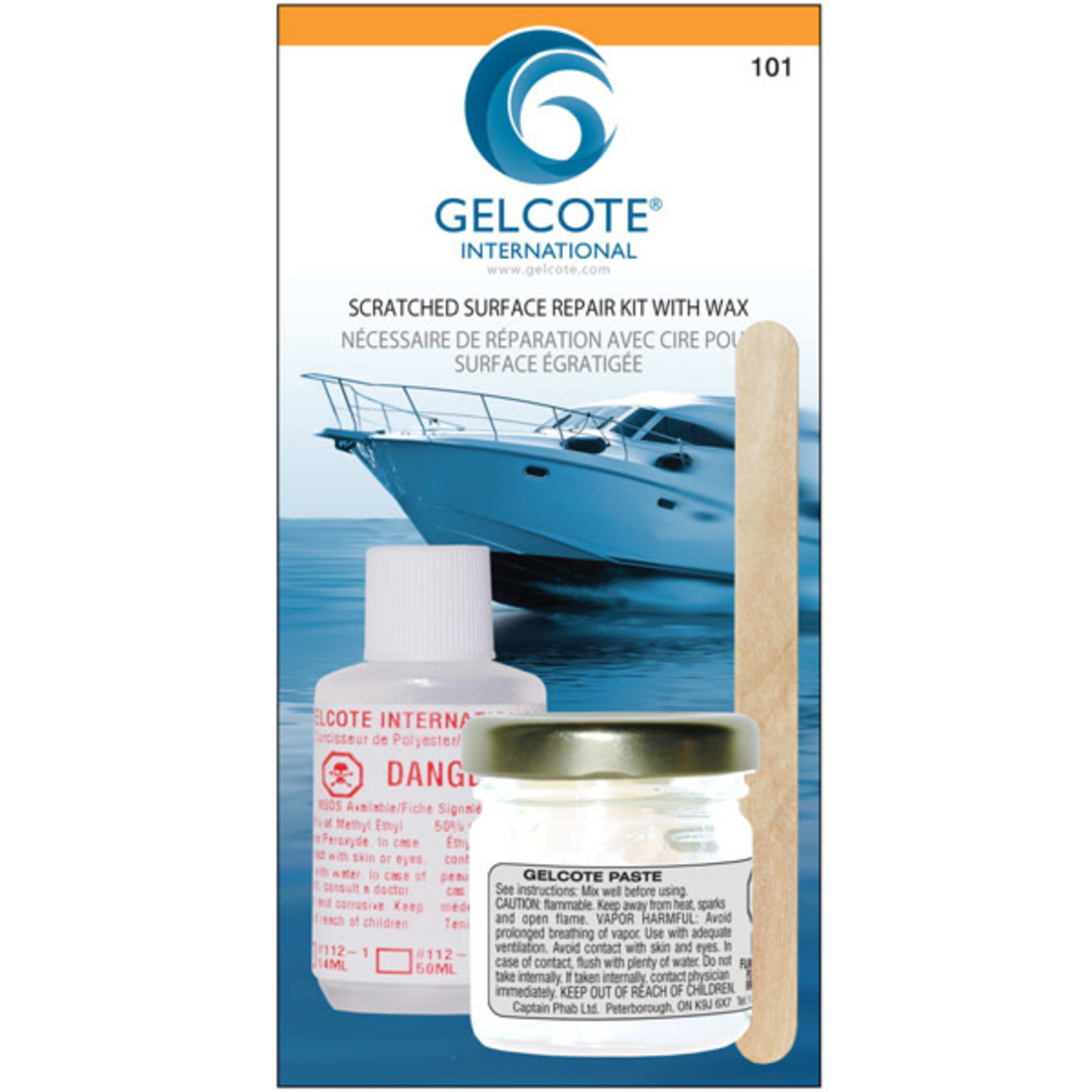 Gelcote International Gelcoat Repair Kit Liquid