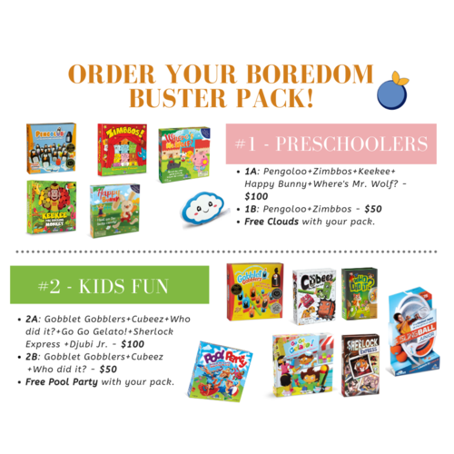 BLUE ORANGE BLUE ORANGE GAMES - BOREDOM BUSTERS BLUE ORANGE BLUE ORANGE GAMES - BOREDOM BUSTERS