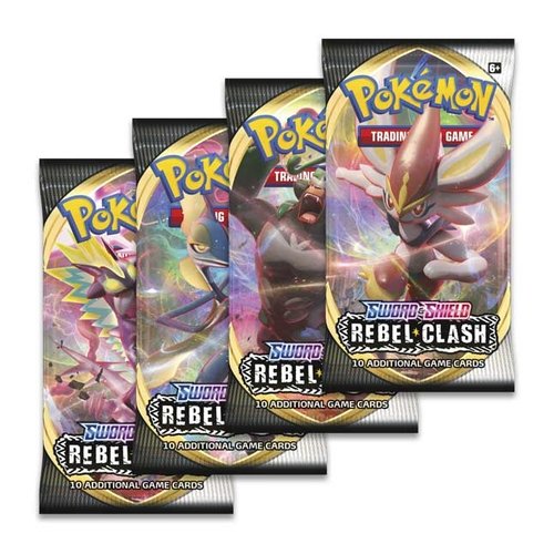 Pokemon USA POKEMON: SWORD & SHIELD 2: REBEL CLASH - BOOSTER Pokemon USA POKEMON: SWORD & SHIELD 2: REBEL CLASH - BOOSTER