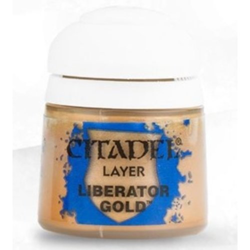 Games Workshop CITADEL PAINT - LAYER - LIBERATOR GOLD Games Workshop CITADEL PAINT - LAYER - LIBERATOR GOLD
