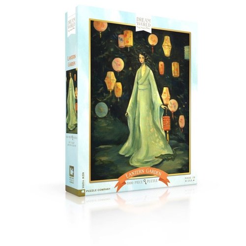 NEW YORK PUZZLE COMPANY NY1000 DREAM WORLD LANTERN GARDEN NEW YORK PUZZLE COMPANY NY1000 DREAM WORLD LANTERN GARDEN