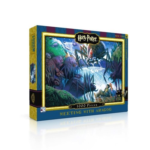 NEW YORK PUZZLE COMPANY NY1000 HARRY POTTER MEETING WITH ARAGOG NEW YORK PUZZLE COMPANY NY1000 HARRY POTTER MEETING WITH ARAGOG