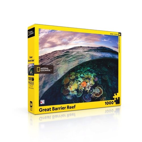 New York Puzzle Company NY1000 NATIONAL GEOGRAPHIC GREAT BARRIER REEF