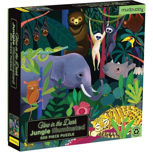 Mudpuppy MU500 JUNGLE ILLUMINATED GLOW IN THE DARK Mudpuppy MU500 JUNGLE ILLUMINATED GLOW IN THE DARK