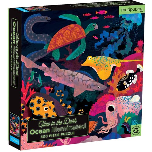 Mudpuppy MU500 OCEAN ILLUMINATED GLOW IN THE DARK Mudpuppy MU500 OCEAN ILLUMINATED GLOW IN THE DARK