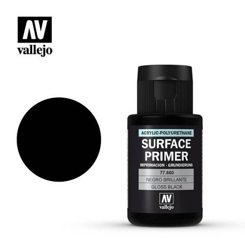 Acrylicos Vallejo, S.L. METAL COLOR: GLOSS BLACK PRIMER Acrylicos Vallejo, S.L. METAL COLOR: GLOSS BLACK PRIMER