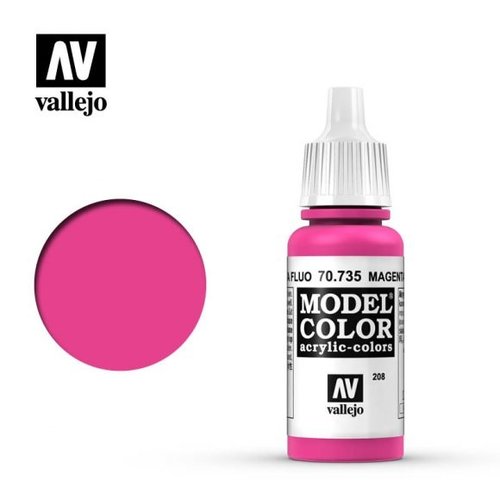 Acrylicos Vallejo, S.L. 208 FLUORESCENT MAGENTA Acrylicos Vallejo, S.L. 208 FLUORESCENT MAGENTA
