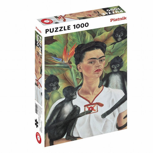 Piatnik PT1000 FRIDA KAHLO - SELF PORTRAIT WITH MONKEYS Piatnik PT1000 FRIDA KAHLO - SELF PORTRAIT WITH MONKEYS
