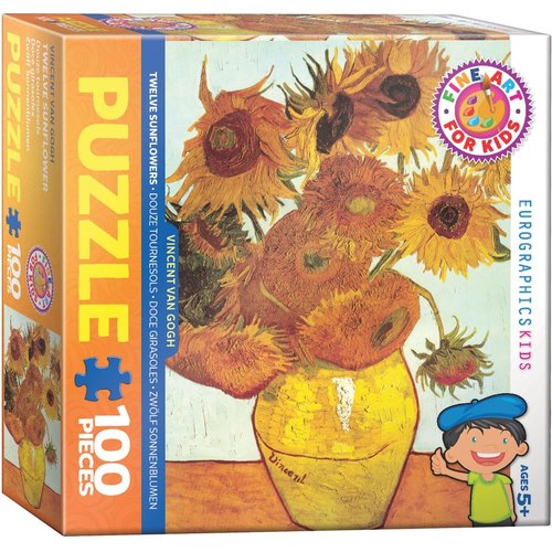EUROGRAPHICS EG100 VAN GOGH - TWELVE SUNFLOWERS EUROGRAPHICS EG100 VAN GOGH - TWELVE SUNFLOWERS