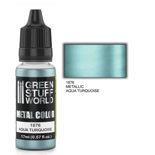 Green Stuff World METAL COLOR: AQUA TURQUOISE Green Stuff World METAL COLOR: AQUA TURQUOISE