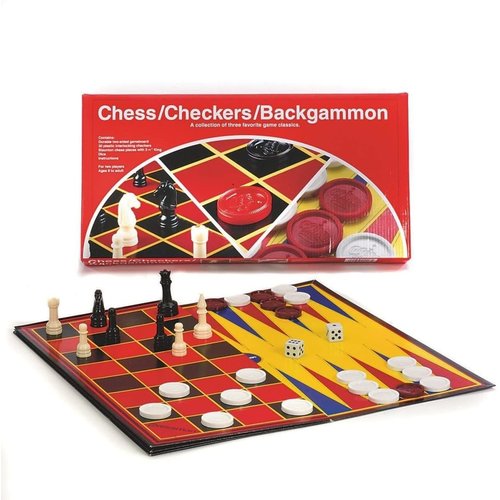 Pressman CHECKERS/CHESS/BACKGAMMON Pressman CHECKERS/CHESS/BACKGAMMON