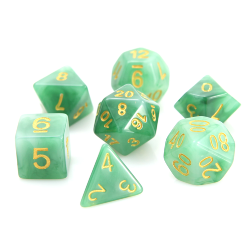 Die Hard Dice JADE DICE SET 7 JADE Die Hard Dice JADE DICE SET 7 JADE