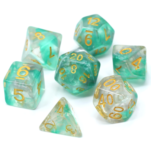 Die Hard Dice WISP DICE SET 7 VENOM Die Hard Dice WISP DICE SET 7 VENOM