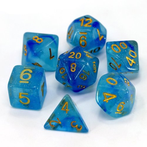 Die Hard Dice GALAXY DICE SET 7 LIQUID GALAXY Die Hard Dice GALAXY DICE SET 7 LIQUID GALAXY