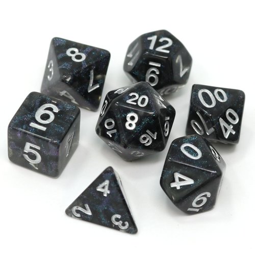 Die Hard Dice POLYMER DICE SET 7 VOID CRYSTAL Die Hard Dice POLYMER DICE SET 7 VOID CRYSTAL