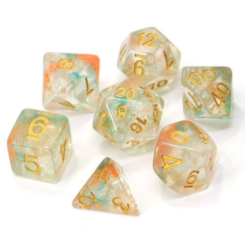 Die Hard Dice LUMINOUS DICE SET 7 KOI Die Hard Dice LUMINOUS DICE SET 7 KOI