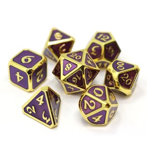 Die Hard Dice MYTHICA DICE SET 7 AMETHYST GOLD