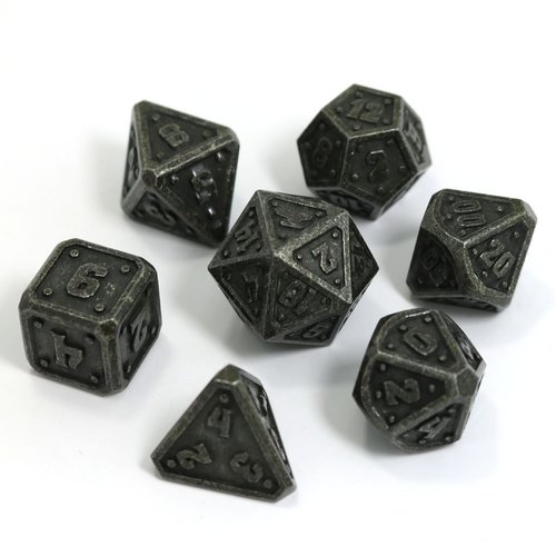 Die Hard Dice DWARVEN DICE SET 7 DARK IRON Die Hard Dice DWARVEN DICE SET 7 DARK IRON