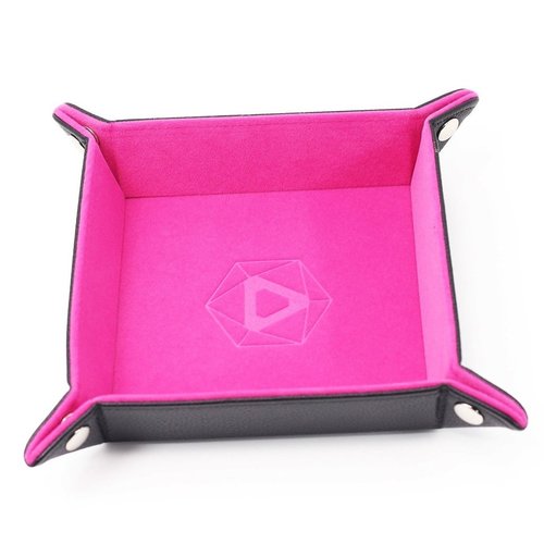 Die Hard Dice DICE TRAY: PINK SQUARE - FOLDING Die Hard Dice DICE TRAY: PINK SQUARE - FOLDING