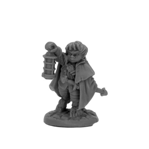 Reaper Miniatures BONES BLACK: BERGAMOT HALFLING SCOUT Reaper Miniatures BONES BLACK: BERGAMOT HALFLING SCOUT