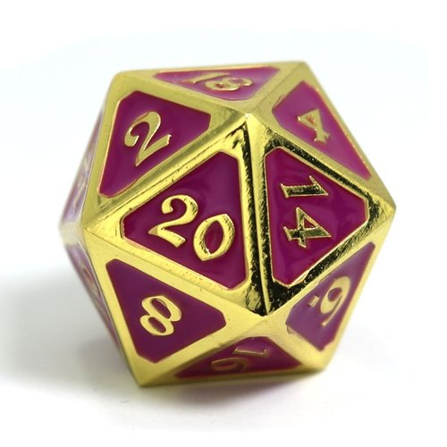 Die Hard Dice METAL D20 GLOW NIGHTLIFE Die Hard Dice METAL D20 GLOW NIGHTLIFE