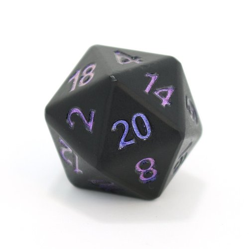 Die Hard Dice METAL D20 FORGE NIGHTSHADE Die Hard Dice METAL D20 FORGE NIGHTSHADE