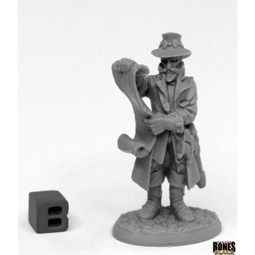 Reaper Miniatures BONES BLACK: SHERIF DRUMFASSER Reaper Miniatures BONES BLACK: SHERIF DRUMFASSER
