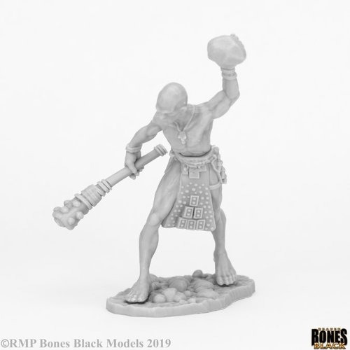 Reaper Miniatures BONES BLACK: STONE GIANT GUARD Reaper Miniatures BONES BLACK: STONE GIANT GUARD