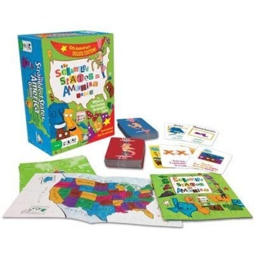 Gamewright SCRAMBLED STATES OF AMERICA Gamewright SCRAMBLED STATES OF AMERICA